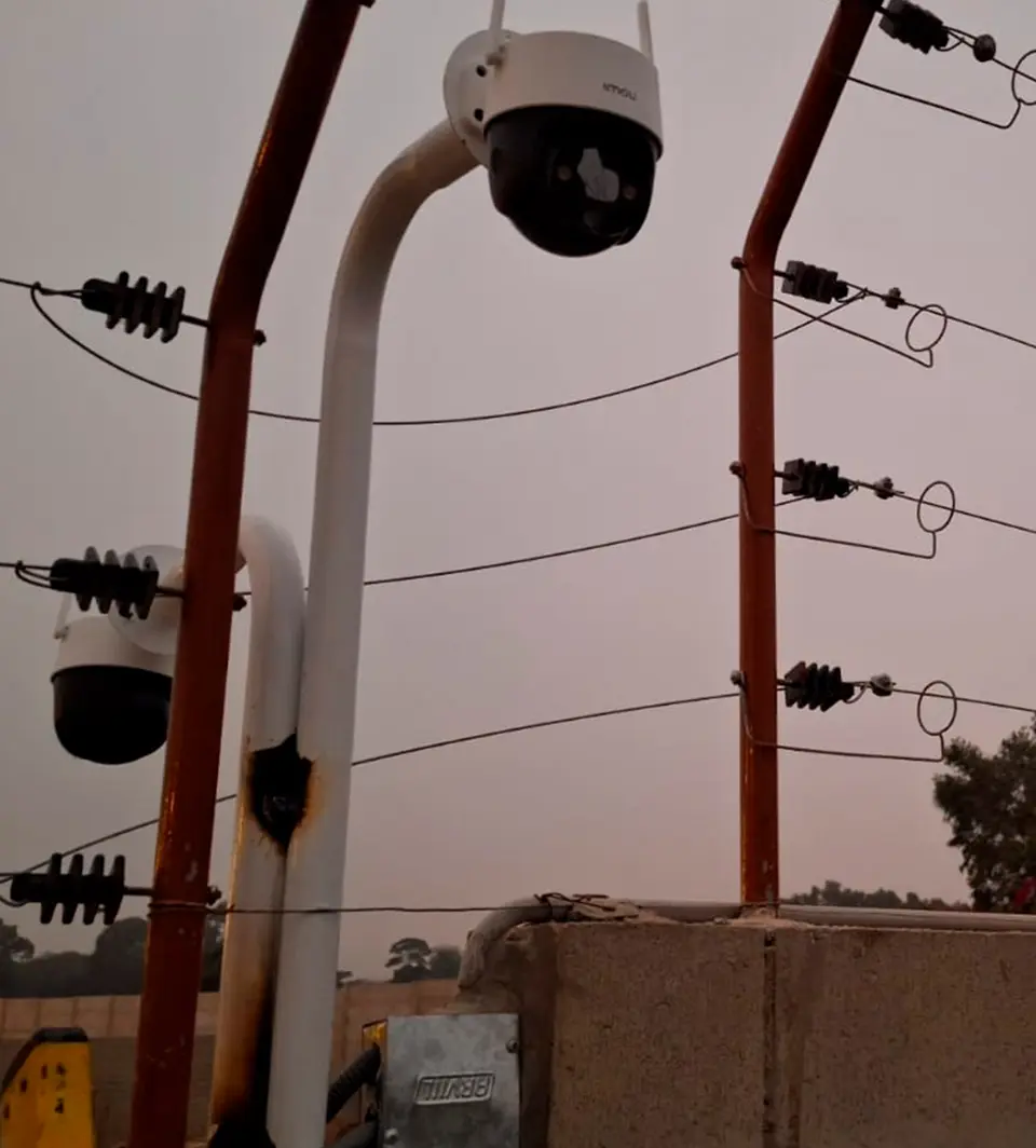 cámaras de video vigilancia y cercos electricos